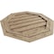 Ekena Millwork Timberthane Riverwood Octagonal Faux Wood Non-Functional Gable Vent, Primed Tan, 33"W x 33"H GVUROC33X33DRWPR - alternate 4